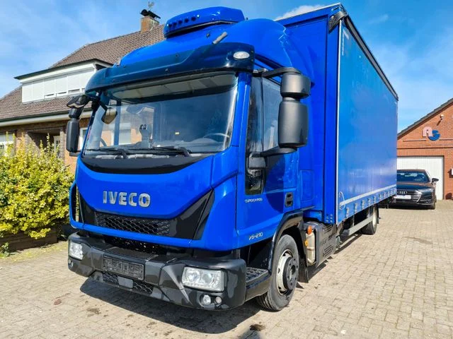 IVECO Eurocargo 75-210  Pritsche + Schiebeplane + LBW